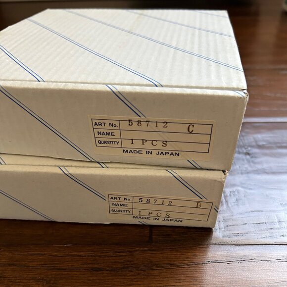 Takahashi Ryuho Japan Porcelain Snack Rice or Candy Dish floral design (set 2) - Picture 6 of 6